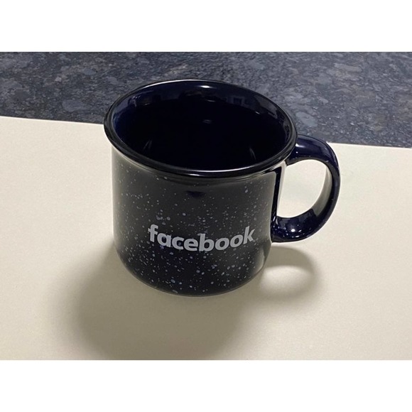 FACEBOOK Social Media Blue w/ Specks Mug - Picture 4 of 10